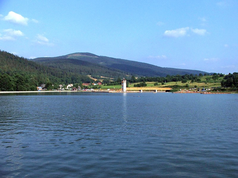 Widok na zalew w Starej Morawie